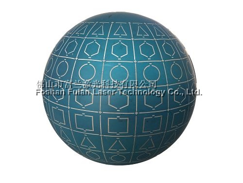 異形同軸圓形球體3D激光打標鐳雕